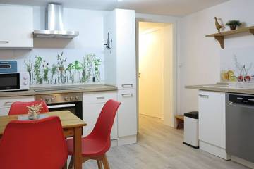 Ferienwohnung für 4 Personen, mit Terrasse und Garten, mit Haustier in Jork