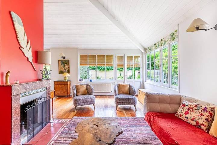 Appartement de vacances pour 5 personnes, avec jardin ainsi que vue et terrasse