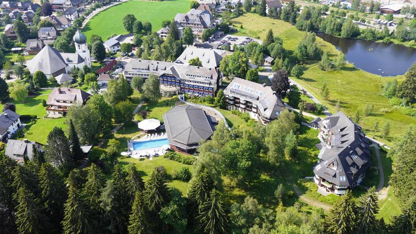 Hôtel, avec Jacuzzi et Terrasse ainsi que Jardin et Sauna à Hinterzarten
