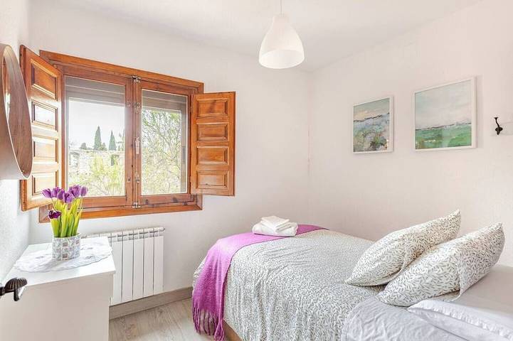 Ganze Wohnung, Rural apartment Encanto Manchego overlooking Pueblos Negros - 6 people in Cogolludo, Alcarría Alta