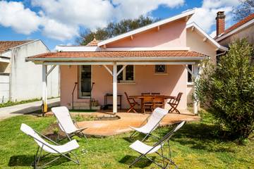 Gîte pour 4 personnes, avec terrasse et jardin, animaux acceptés à Andernos-les-Bains