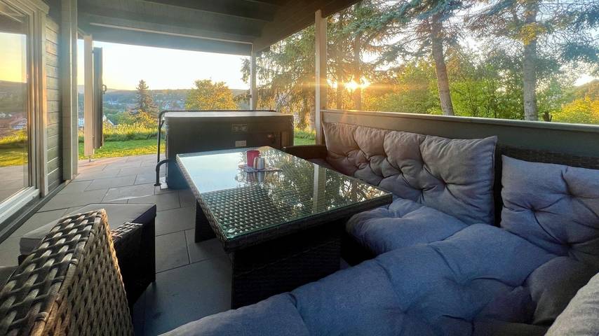 Ferienhaus für 5 Personen, mit Whirlpool und Terrasse sowie Garten und Sauna in Werratal - 2