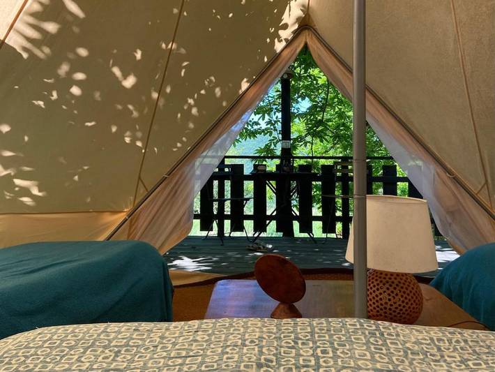 Camping für 4 Personen, mit Balkon und Terrasse sowie Garten und Pool in der Maremma - 3