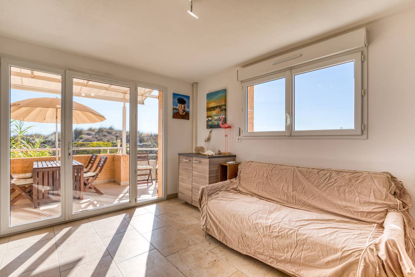 Ferienhaus 'Les Pieds Dans L’eau' mit Meerblick, Wlan und Klimaanlage in Marseillan-Plage, Marseillan