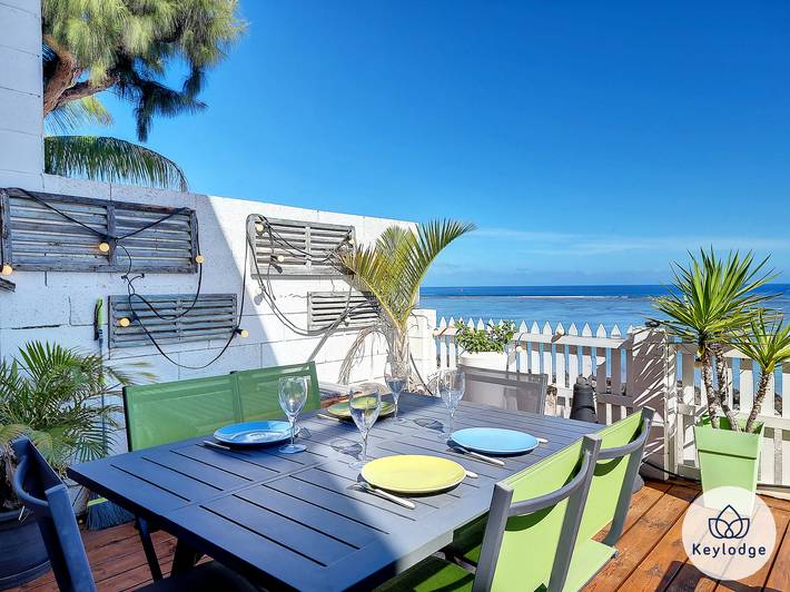 Location de vacances pour 4 personnes, avec terrasse à Saint-Leu