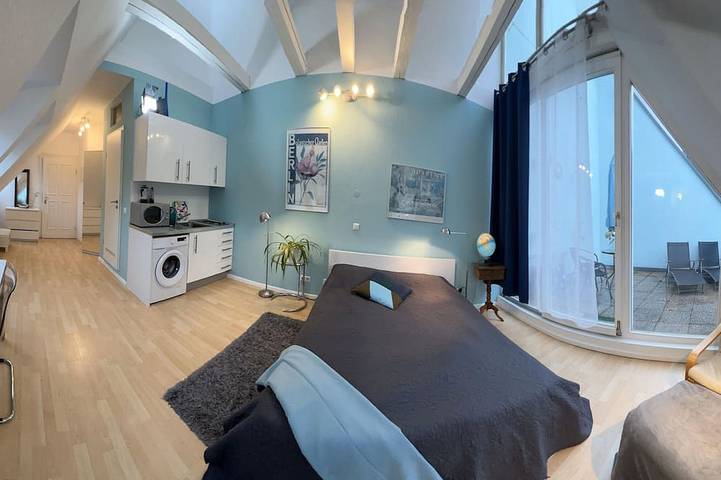 Ferienwohnung für 2 Personen, mit Balkon und Garten in Berliner Mauer - 4