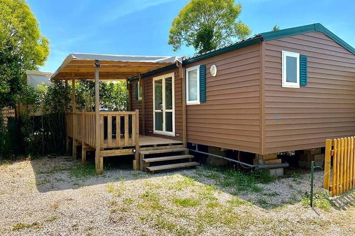 Mobil home pour 6 personnes, avec jardin, animaux acceptés - 1