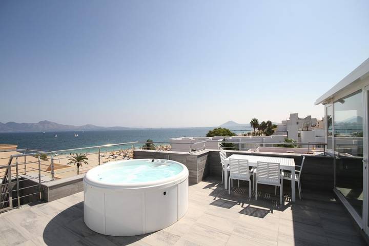 Ferienwohnung für 3 Personen, mit Terrasse in Pollença