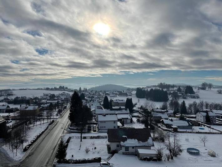 Ferienwohnung für 5 Personen, mit Balkon und Pool sowie Sauna und Ausblick