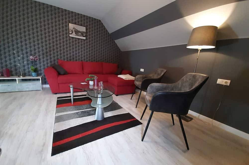 Ganze Wohnung, Fewo Staufenberg - Haus am Wolfsbach - Ferienwohnungen in Zorge, Harzvorland