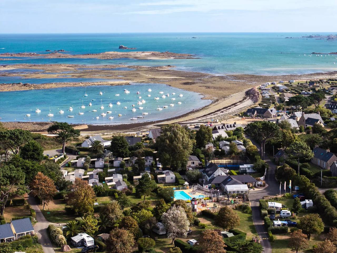 Glampingzelt Bulot 6 Personen in Trélévern, Rosa Granitküste