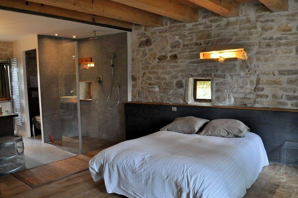 Charmantes Steinhaus, 4 Schlafzimmer, privater Pool ohne vis-à-vis in Barjac, Alès und Umgebung