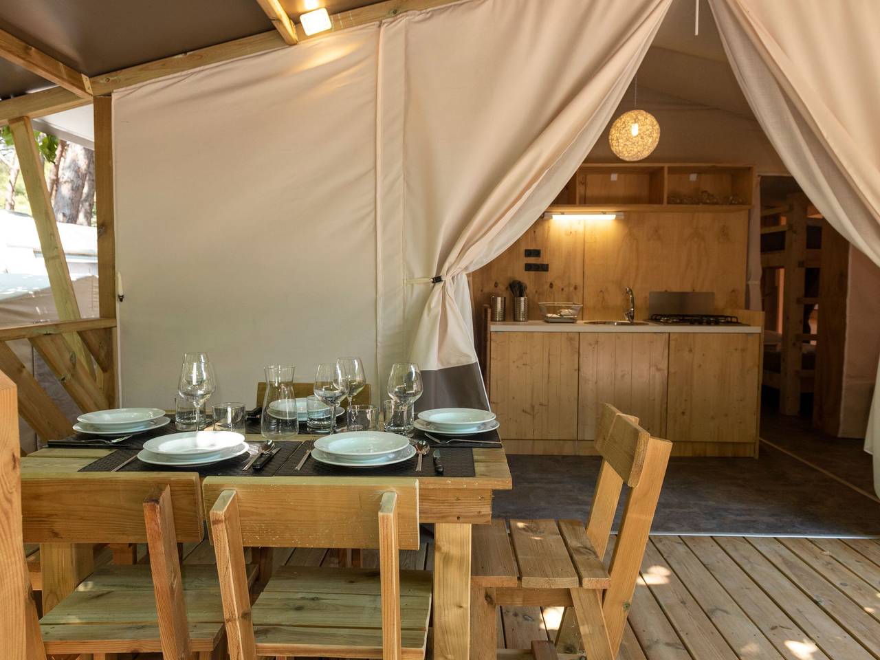 Ganze Ferienwohnung, Lodge Tent - 5 Pers. in Castiglione della Pescaia, Grosseto Provinz