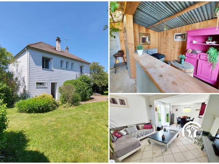Gîte pour 7 personnes, avec Balcon ainsi que Terrasse et Jardin