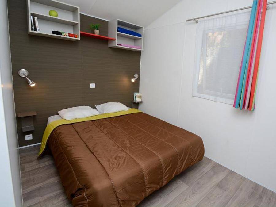 Camping Vert Gapeau - Mobilhome 5 personas - Casa móvil Mimosa de 2 dormitorios con aire acondicionado (29 m²) in Hyeres, Region de Toulon