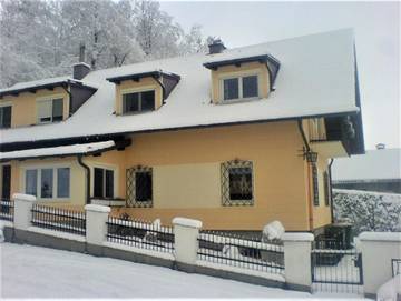 Ferienwohnung für 3 Personen, mit Garten und Balkon sowie Ausblick in Oberösterreich