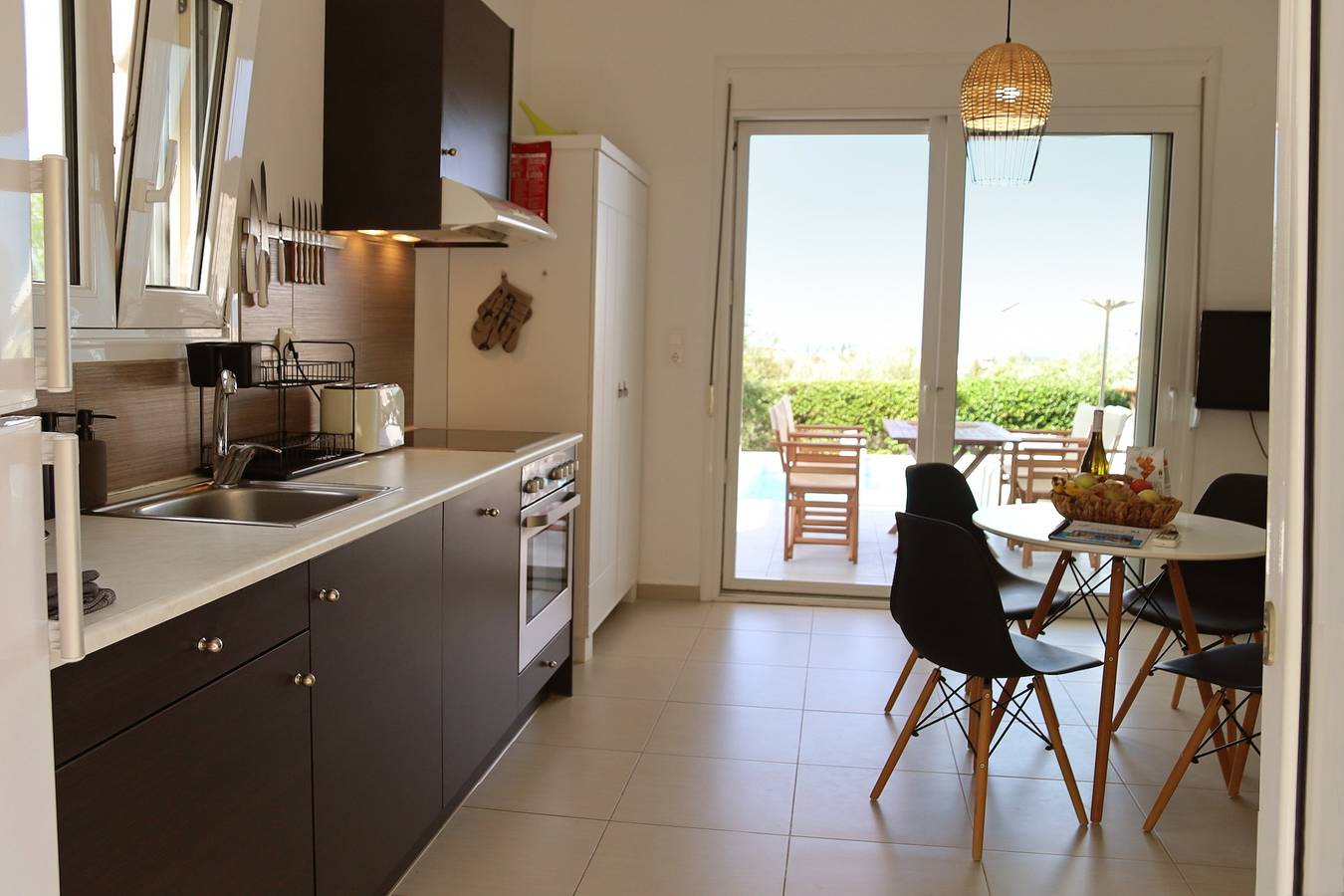 Casa vacanze 'Villa Lemoni Loutra Rethymnon' con vista sul mare, Wi-Fi e aria condizionata in Mesi, Rethymno e dintorni