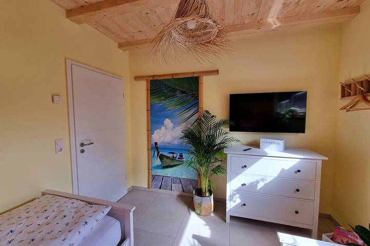 Ganze Wohnung, Ferienwohnung Tiki-Beach, karibisches Flair in der Oberlausitz in Malschwitz, Oberlausitz-Niederschlesien