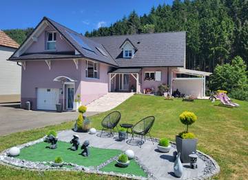 Appartement de vacances pour 2 personnes, avec terrasse et jardin dans le Haut-Rhin