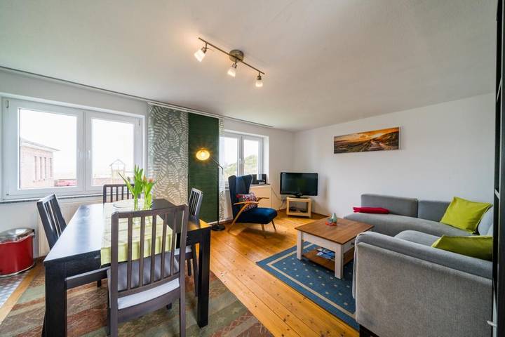 Ganze Wohnung, Ferienwohnung Meeresblick" mit Meerblick, Balkon und Wi-Fi in Borkum