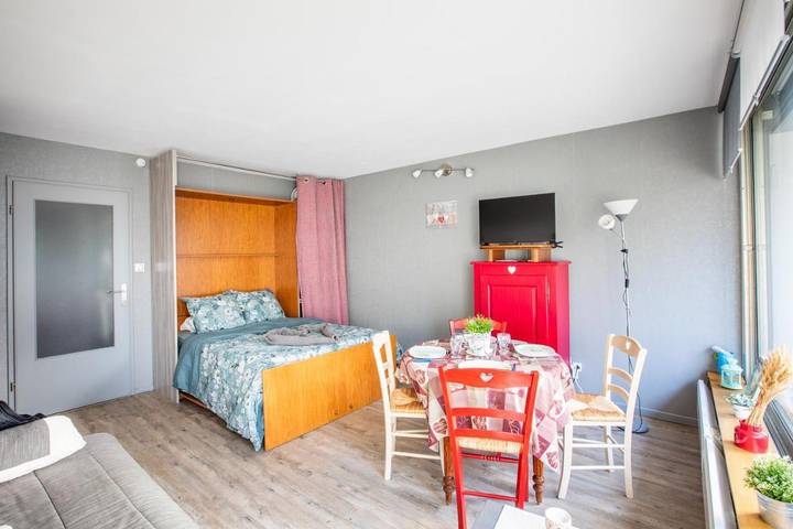 Appartement de vacances pour 4 personnes, avec jardin et vue