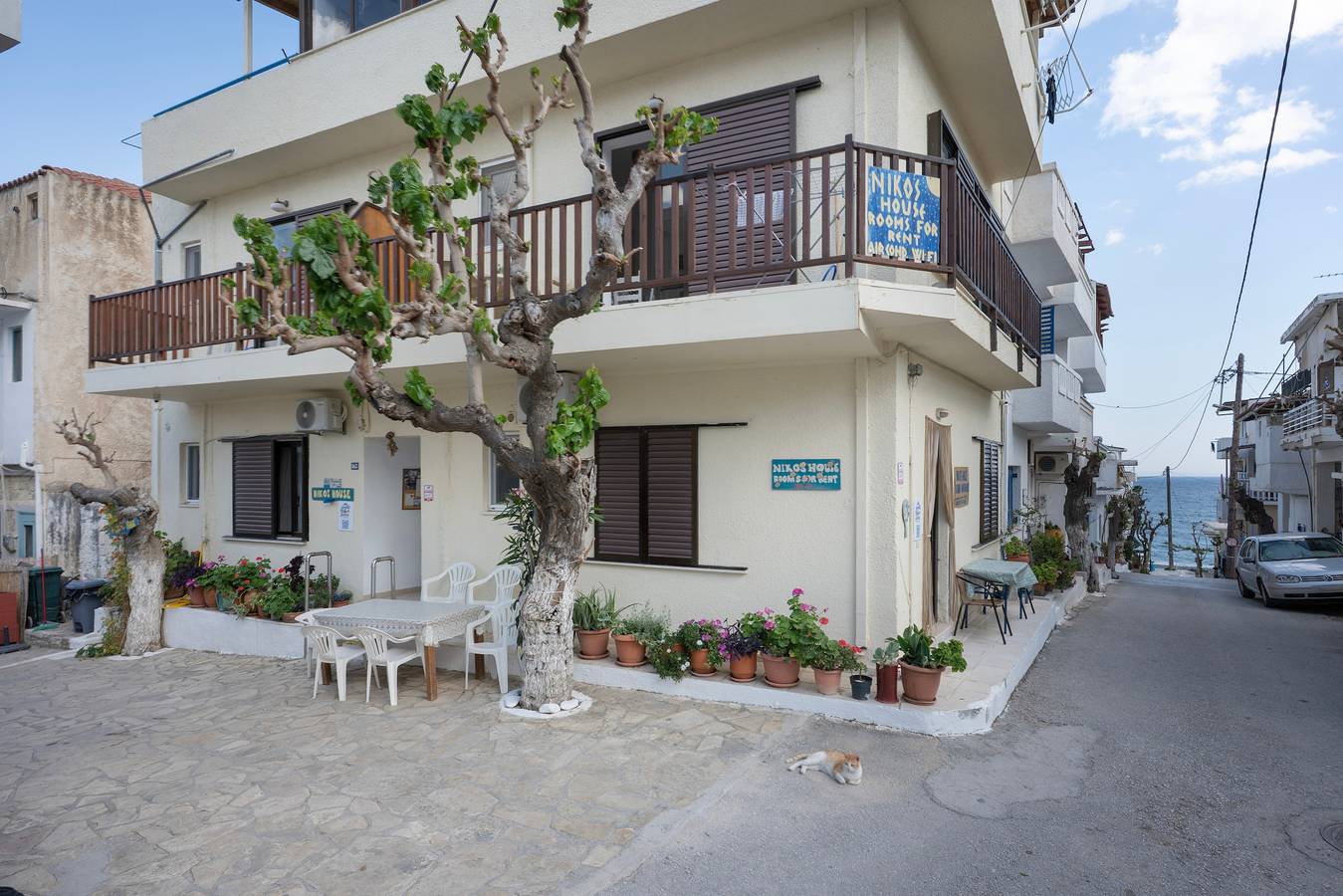 Apartamento entero, Apartamento 'Classic Corner Nº 2' con Wi-Fi y aire acondicionado in Myrtos, Lasithi