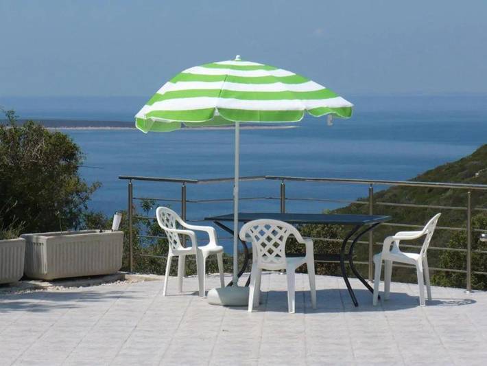 Ferienwohnung für 3 Personen, mit Garten und Terrasse sowie Ausblick