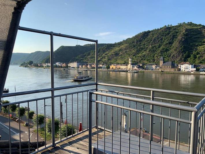 Ferienwohnung für 4 Personen, mit Balkon und Terrasse sowie Ausblick in Sankt Goar