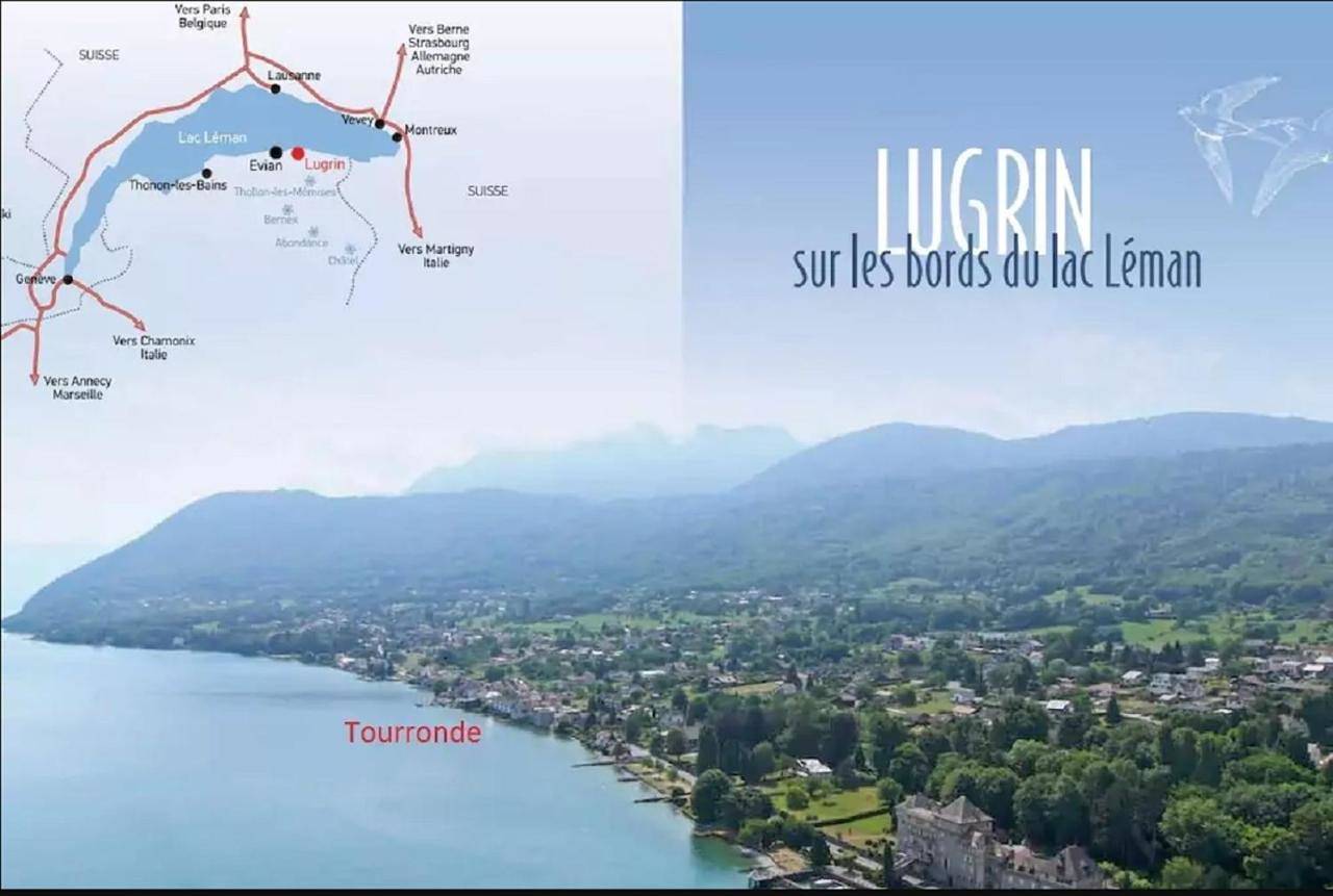 Appartement de vacances entier, Double Room with Mountain View in Lugrin, Région de Thonon-les-Bains