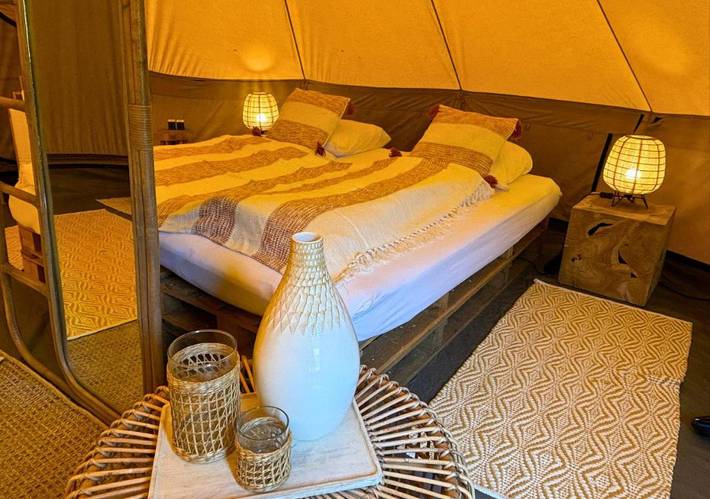 Camping voor 4 personen, met tuin in Vlaanderen