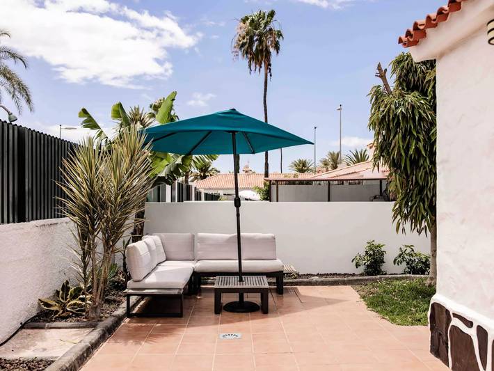 Chalet para 4 personas, con piscina y jardín en Playa del Inglés