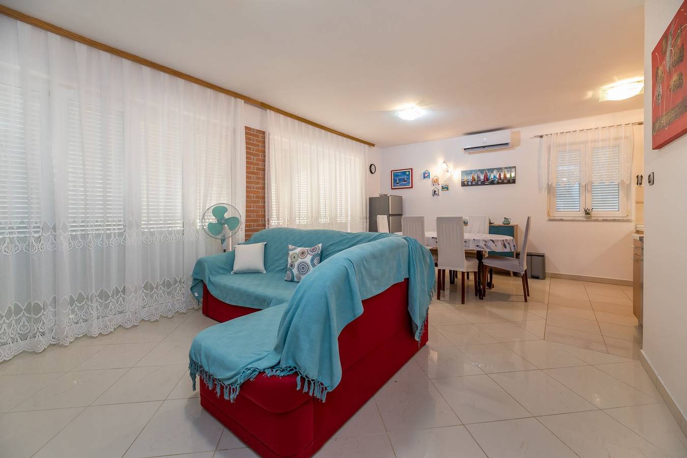 Entire apartment, Two bedroom apartment with terrace Baška, Krk A-22407-a in Baska, Krk