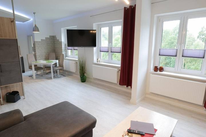 Appartement entier, Appartement Bolikenberg dans le manoir Levetzow in Lübow, Mecklembourg-du-Nord-Ouest
