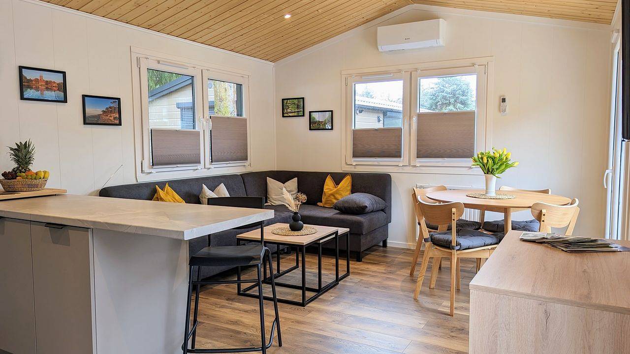 Ganze Ferienwohnung, Mobilheim für 4 Personen (48 m²) in Lohmen in Güstrow - Umland, Naturpark Nossentiner/Schwinzer Heide