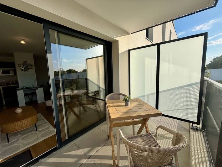 Entire apartment, Apartment 'Le Carnoët' with Balcony and Wi-Fi in Clohars-Carnoët, Côte de Cornouaille