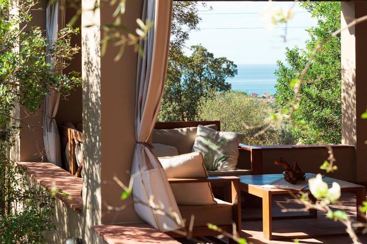Casa vacanza per 2 persone, con Terrazza e Giardino nonché Panorama a Solanas