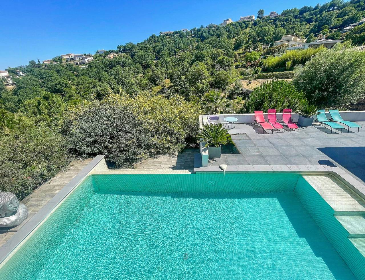 Villa mit Aussicht zwischen Mittelmeer und Estérel in Les Adrets-de-l'Estérel, Massif de l'Esterel