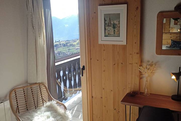 Appartement entier, Duplex entièrement rénové avec vue exceptionnelle sur le Mont Blanc in Cordon, Pays du Mont-Blanc