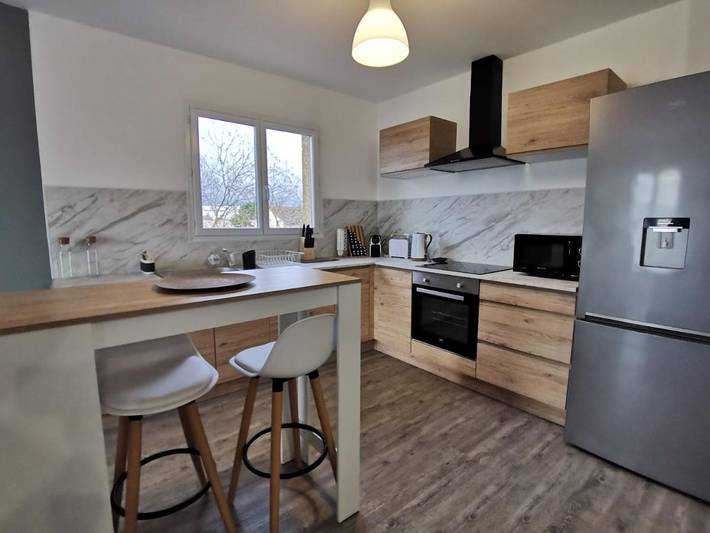 Appartement de vacances pour 6 personnes, avec jardin