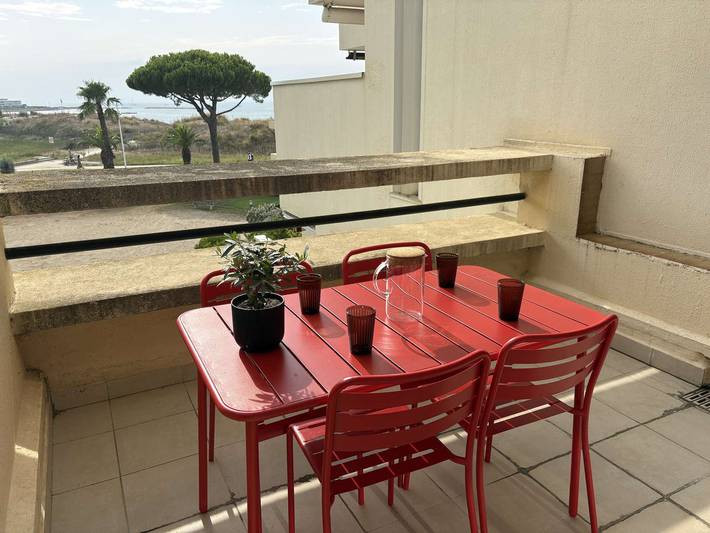 Ganze Wohnung, Apartment mit Meerblick - 4 Pers. in Port Camargue, Le Grau-du-Roi