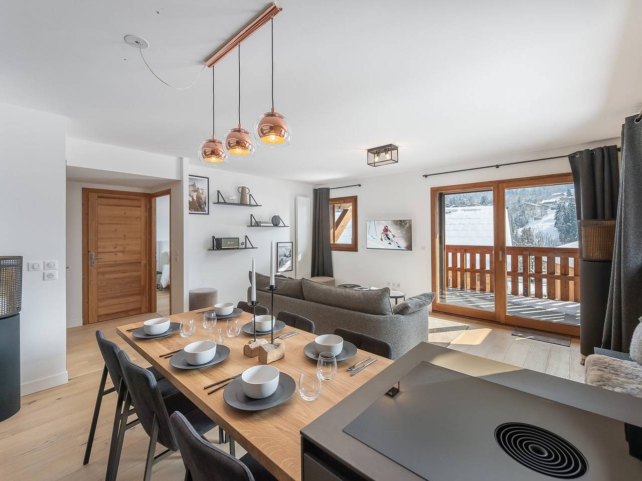 Apartamento entero, Nuevo 3P con parking y servicios incluidos en Megève in Megève, Pays du Mont-Blanc