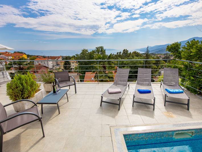 Ferienwohnung für 4 Personen, mit Terrasse in Opatija Riviera - 4