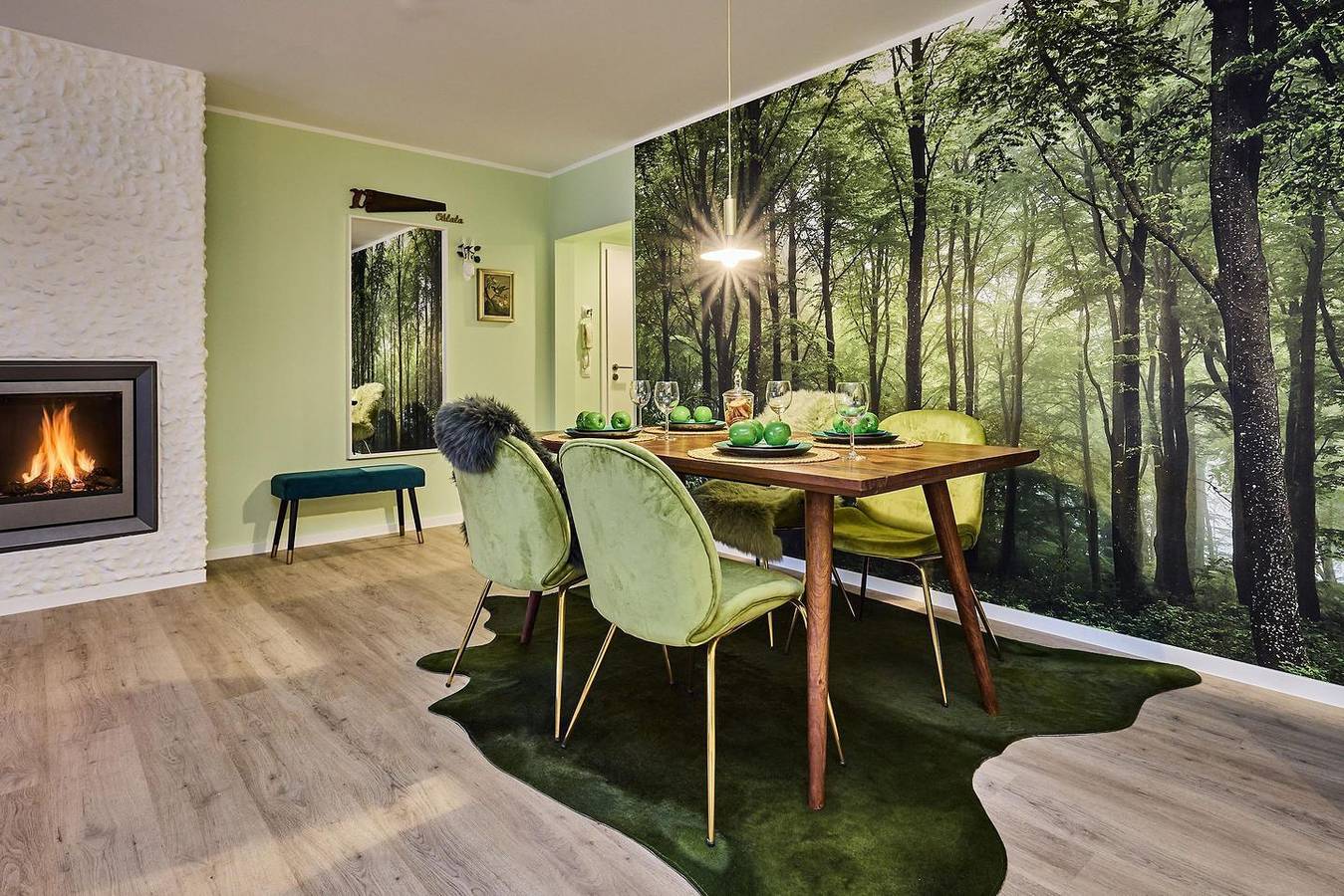 Ganze Wohnung, Ferienapartment - Grüne Oase - mit Sauna und Whirlpool in Göhren-Lebbin in Göhren-Lebbin, Mecklenburgische Seenplatte