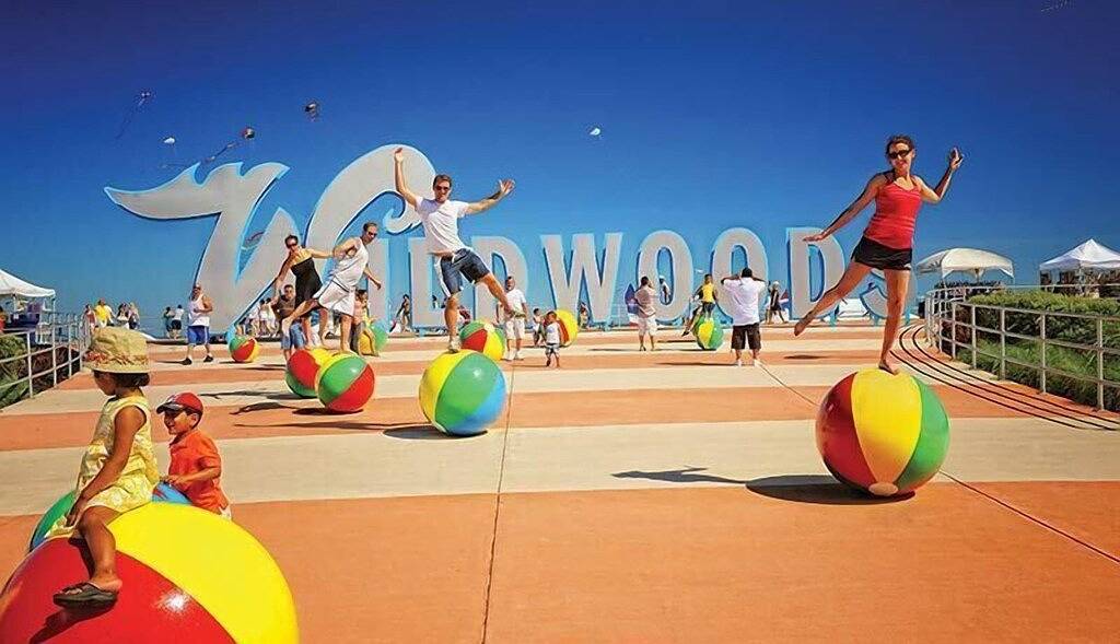Wildwood - zu Fuß zum Strand / Promenade, Rück Cottage in Wildwood, Cape May County