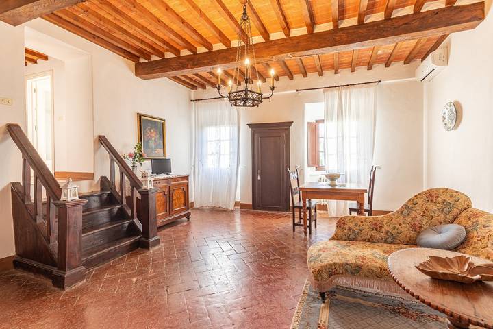 Vacation Home "Residenza D'Epoca Alcova" with Shared Pool, Shared Garden & Wi-Fi in Lucignano, Chianti