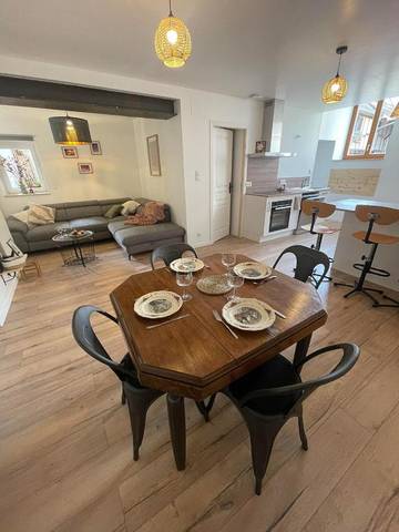 Gîte pour 4 personnes, avec terrasse, animaux acceptés à Mittelbergheim