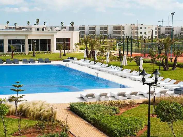 Appartement de vacances pour 7 personnes, avec jardin et piscine ainsi que terrasse et vue, animaux acceptés - 1