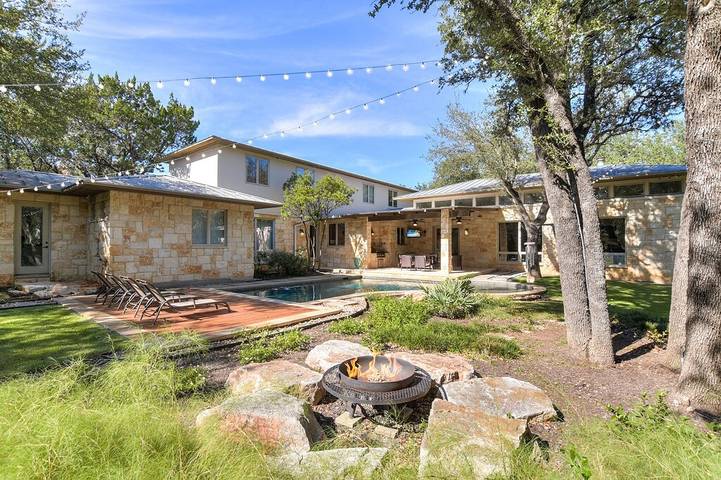 Vacation rental for 14 people, with yard and hot tub in Austin (TX)