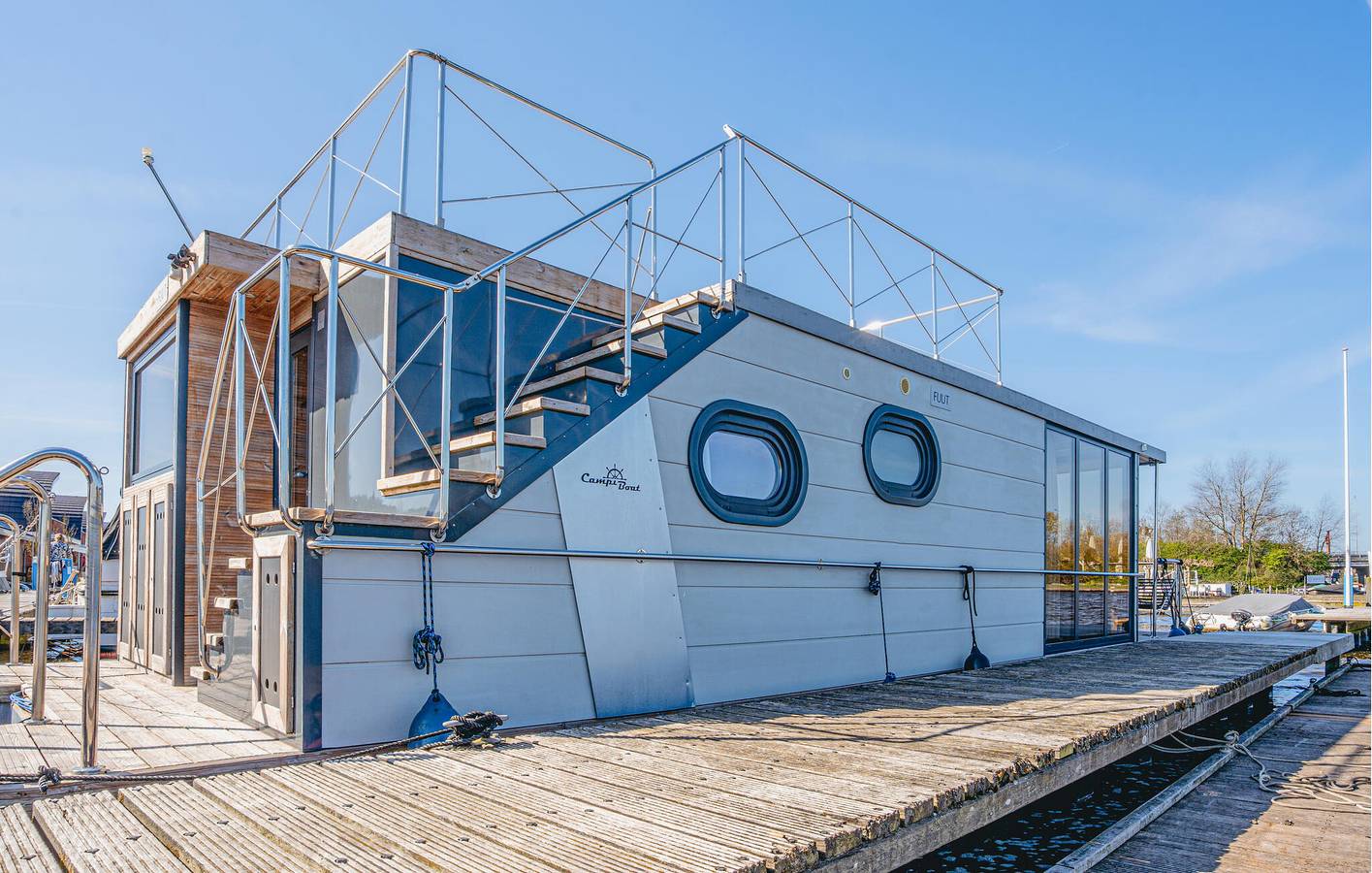 Hausboot für 4 Personen mit Ausblick in Uitgeest, Noord-Holland - Nordseeküste