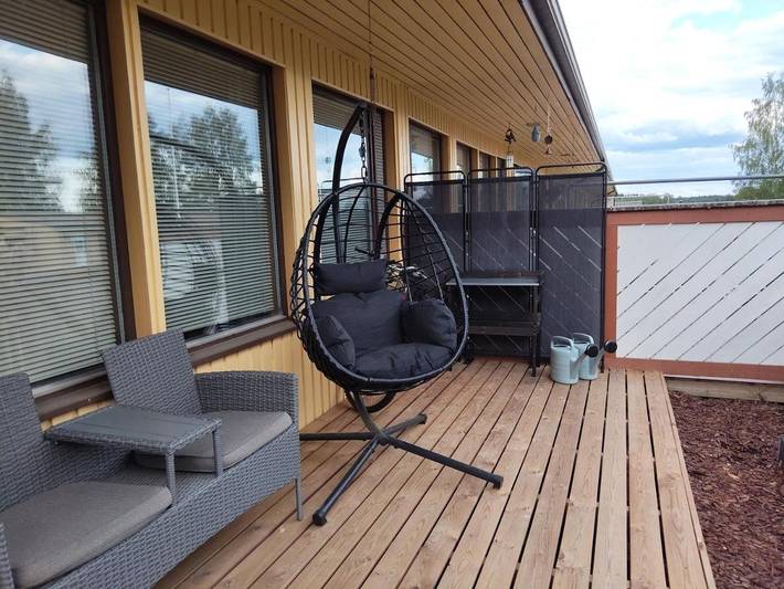 Ferienwohnung für 3 Personen, mit Terrasse und Sauna in Pieksämäki